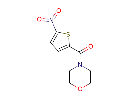 Molecular Structure of 31330-60-6 (morpholin-4-yl(5-nitrothiophen-2-yl)methanone)