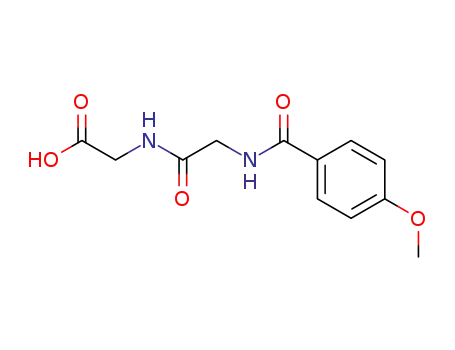 Molecular Structure of 57463-79-3 (Glycine, N-[N-(4-methoxybenzoyl)glycyl]-)