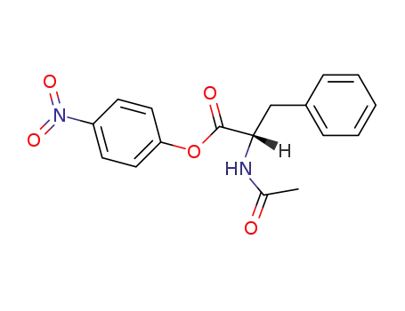 Molecular Structure of 14009-94-0 (4-nitrophenyl N-acetylphenylalaninate)