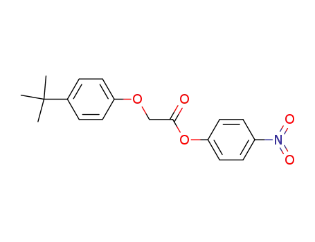 Molecular Structure of 158983-12-1 (4-nitrophenyl (4-t-butylphenoxy)acetate)