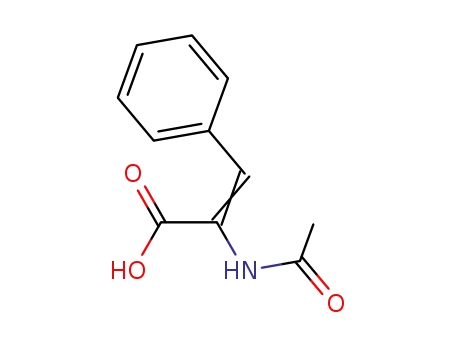 Molecular Structure of 55065-02-6 (2-Propenoic acid, 2-(acetylamino)-3-phenyl-, (2Z)-)