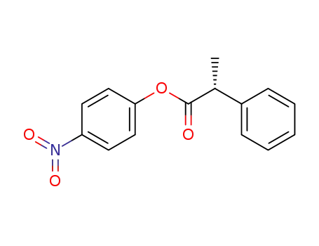 Benzeneacetic acid, a-methyl-, 4-nitrophenyl ester, (R)-