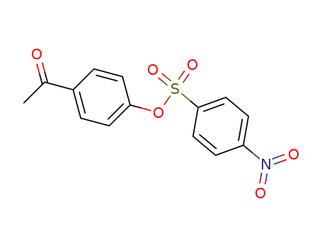 Molecular Structure of 55660-68-9 (4-acetylphenyl 4-nitrobenzenesulfonate)