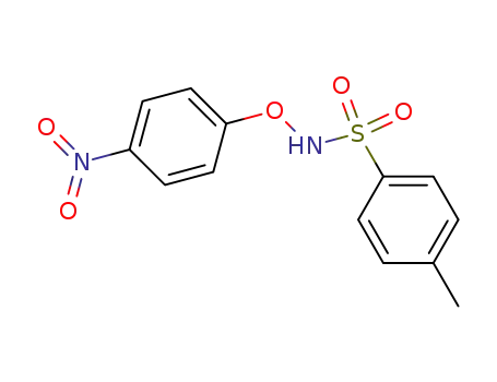 Molecular Structure of 83076-99-7 (Benzenesulfonamide, 4-methyl-N-(4-nitrophenoxy)-)