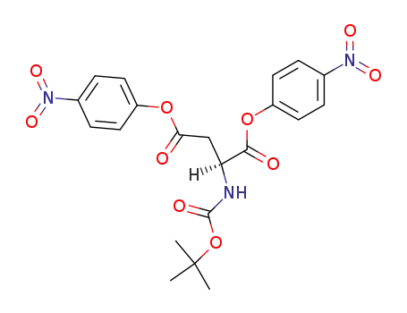 Molecular Structure of 1043921-06-7 (BOC-asn-PNP)