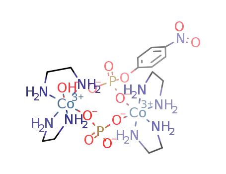 [(HO)(NH<sub>2</sub>(CH<sub>2</sub>)2NH<sub>2</sub>)2Co(PO<sub>4</sub>)Co(NH<sub>2</sub>(CH<sub>2</sub>)2NH<sub>2</sub>)2(O<sub>3</sub>POC<sub>6</sub>H<sub>4</sub>NO<sub>2</sub>)]
