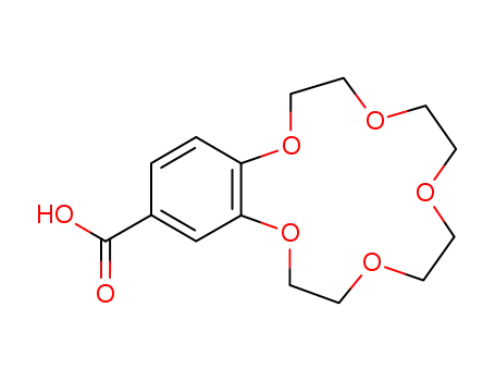 Molecular Structure of 56683-55-7 ((BENZO-15-CROWN 5-ETHER)-4'-CARBOXYLIC ACID)