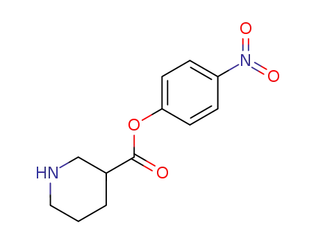 Molecular Structure of 119228-39-6 (Piperidine-3-carboxylic acid 4-nitro-phenyl ester)