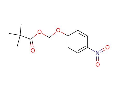 Molecular Structure of 87116-21-0 (2,2-dimethylpropionic acid (4-nitrophenoxy)methyl ester)