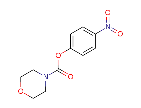 Molecular Structure of 17376-42-0 (morpholine-4-carboxylic acid 4-nitrophenyl ester)