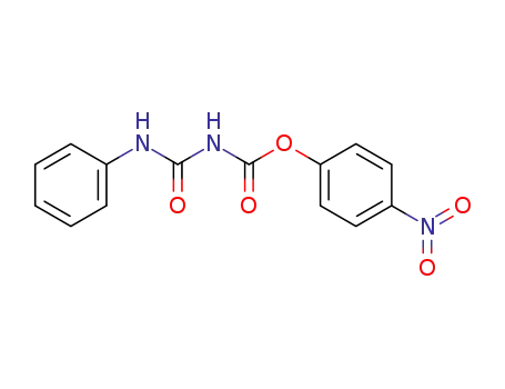 Molecular Structure of 58125-21-6 (Carbamic acid, [(phenylamino)carbonyl]-, 4-nitrophenyl ester)