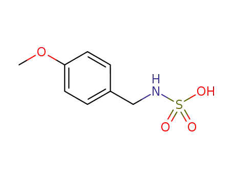 Molecular Structure of 89782-93-4 (Sulfamic acid, [(4-methoxyphenyl)methyl]-)
