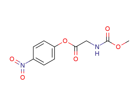 Molecular Structure of 1670-94-6 (Methoxycarbonylglycine 4-nitrophenyl ester)