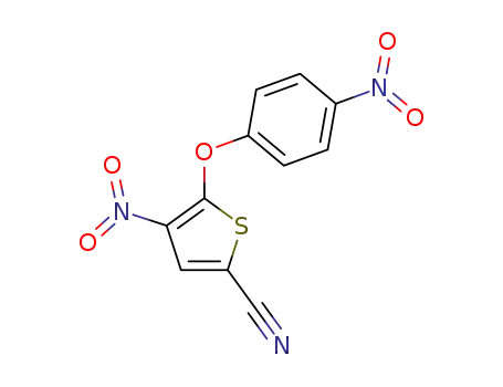 4-nitro-5-(4-nitro-phenoxy)-thiophene-2-carbonitrile