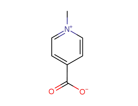 Molecular Structure of 824-77-1 (Pyridinium,4-carboxy-1-methyl-,inner salt )