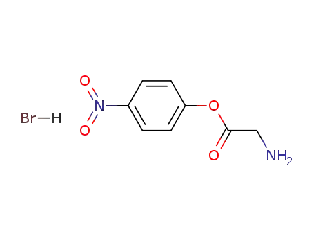 Molecular Structure of 7413-60-7 (Glycine, 4-nitrophenyl ester, monohydrobromide)