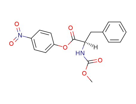 D-Phenylalanine, N-(methoxycarbonyl)-, 4-nitrophenyl ester