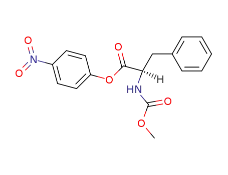 Molecular Structure of 1243-60-3 (D-Phenylalanine, N-(methoxycarbonyl)-, 4-nitrophenyl ester)