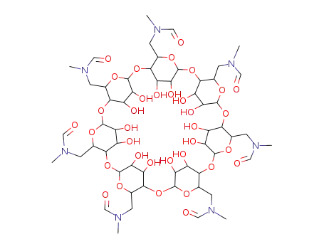 Molecular Structure of 55137-66-1 (cyclohepta(6-N-methylformamido)amylose)