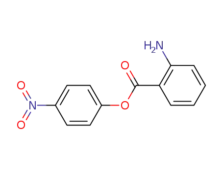 Molecular Structure of 19176-60-4 (4-NITROPHENYL ANTHRANILATE)