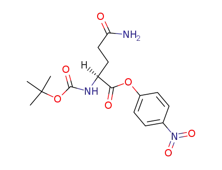 Molecular Structure of 15387-45-8 (BOC-GLN-ONP)