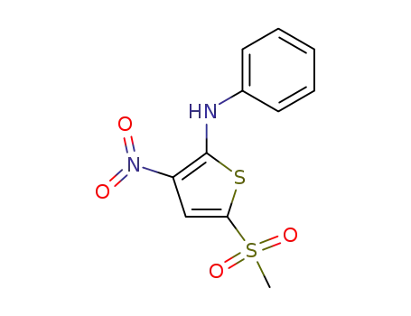 (5-Methanesulfonyl-3-nitro-thiophen-2-yl)-phenyl-amine