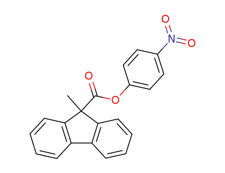 Molecular Structure of 82117-96-2 (4-nitrophenyl 9-methyl-fluorene-9-carboxylate)