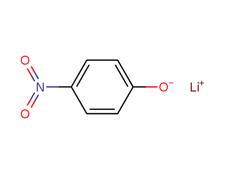 Molecular Structure of 1124-32-9 (Phenol, 4-nitro-, lithium salt)