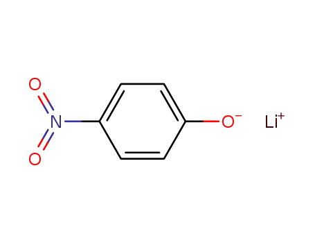 Molecular Structure of 1124-32-9 (Phenol, 4-nitro-, lithium salt)