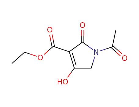 1H-Pyrrole-3-carboxylic acid, 1-acetyl-2,5-dihydro-4-hydroxy-2-oxo-,
ethyl ester