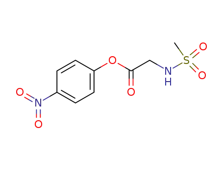 Glycine, N-(methylsulfonyl)-, 4-nitrophenyl ester