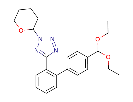 2H-Tetrazole,
5-[4'-(diethoxymethyl)[1,1'-biphenyl]-2-yl]-2-(tetrahydro-2H-pyran-2-yl)-