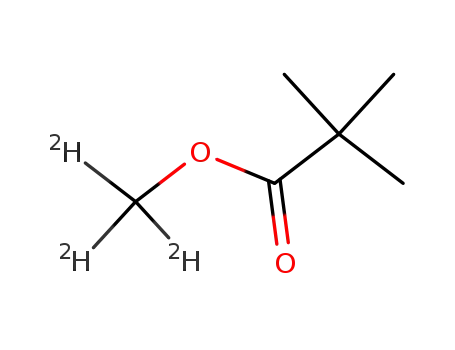 Molecular Structure of 34949-25-2 (pivalate de methyle d3)