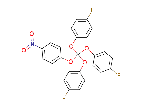 p-nitrophenyl tris(p-fluorophenyl) orthocarbonate