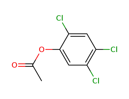 Molecular Structure of 5393-75-9 (2,4,5-TRICHLOROPHENOL ACETATE)