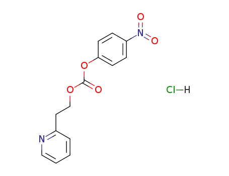 Carbonic acid, 4-nitrophenyl 2-(2-pyridinyl)ethyl ester,
monohydrochloride