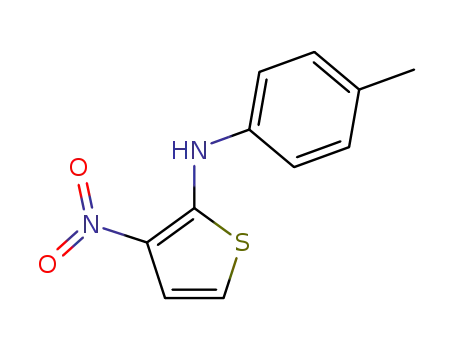 3-nitro-N-(p-tolyl)thiophen-2-amine