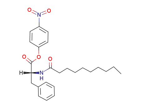 D-Phenylalanine, N-(1-oxodecyl)-, 4-nitrophenyl ester