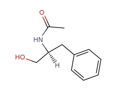 Molecular Structure of 52485-51-5 (Acetamide, N-[(1S)-1-(hydroxymethyl)-2-phenylethyl]-)