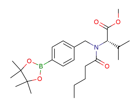 N-pentanoyl-N-[4-(4′,4′,5′,5′-tetramethyl-1′,3′,2′-dioxaborolan-2'-yl)benzyl]-L-valinemethyl ester