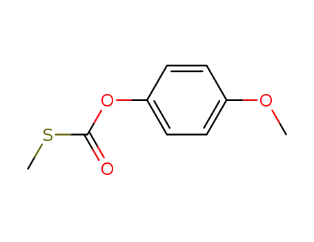 Molecular Structure of 6085-66-1 (Thiocarbonic acid O-(4-methoxy-phenyl) ester S-methyl ester)