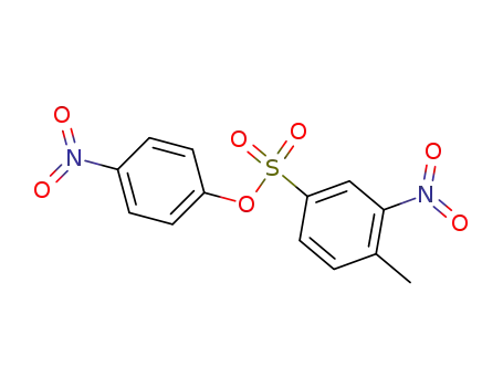 Molecular Structure of 16634-83-6 (2-nitro-toluene-4-sulfonic acid-(4-nitro-phenyl ester))