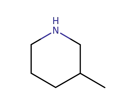 Molecular Structure of 626-56-2 (3-Methylpiperidine)