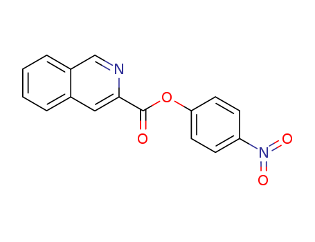 3-Isoquinolinecarboxylic acid, 4-nitrophenyl ester