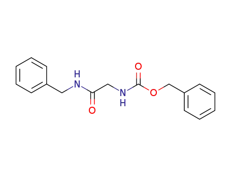 Molecular Structure of 2642-32-2 (Carbamic acid, [2-oxo-2-[(phenylmethyl)amino]ethyl]-, phenylmethyl
ester)