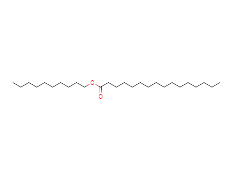 Molecular Structure of 42232-27-9 (decyl palmitate)