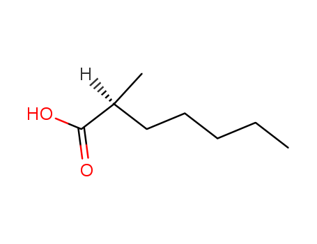 Heptanoic acid, 2-methyl-, (2S)-