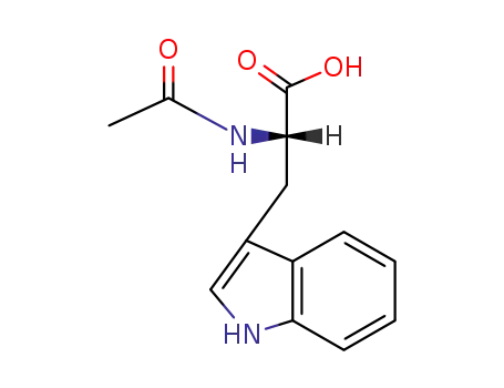 Molecular Structure of 1218-34-4 (N-Acetyl-L-tryptophan)