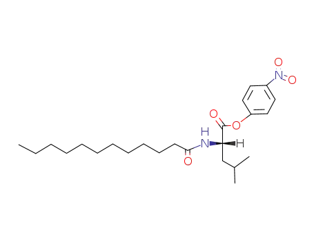 L-Leucine, N-(1-oxododecyl)-, 4-nitrophenyl ester
