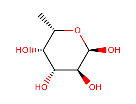 Molecular Structure of 6696-41-9 (6-DEOXY-L-GALACTOPYRANOSE)